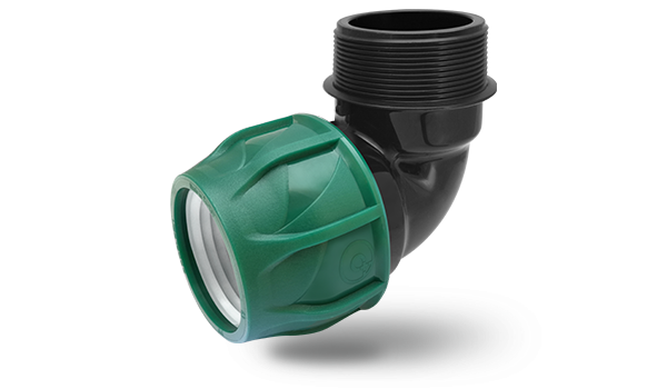 Poelsan 20*3/4'' Yeşil Seri Kablin Erkek Dirsek